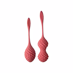 Rocks Off Unite Textured Silicone Kegel Set (2 Piece)