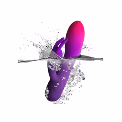 Rocks Off Glo-Girl Silicone Rabbit Vibrator