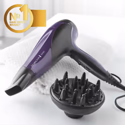 Remington Hair Dryer Ionic (Powerful, Fast Professional Styling, Diffuser, Concentrator, Ionic Conditioning for Frizz F