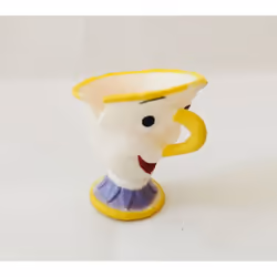 Disney Beauty And The Beast Mr chip 0.75" Mini Miniature PVC Figure