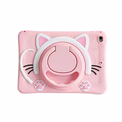 For iPad 10 10th 10.2 9th 8th 7th 2019 2020 2021 Case Kids Stand Cover iPad Mini 6 Air 1 2 9.7 3 10.5 4 5 10.9 - PinkCat No S ...