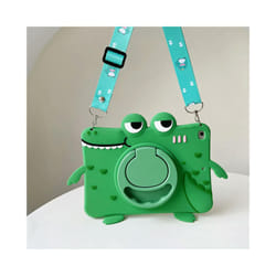For iPad 10 10th 10.2 9th 8th 7th 2019 2020 2021 Case Kids Stand Cover iPad Mini 6 Air 1 2 9.7 3 10.5 4 5 10.9 - Crocodile-Strap, IPad 5th 6th Gen 9.7