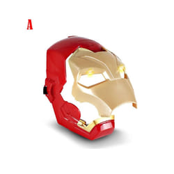 Marvel Avengers 4 Iron Man Captain America Mask Light Sound Helmet Open Mask For Children Halloween