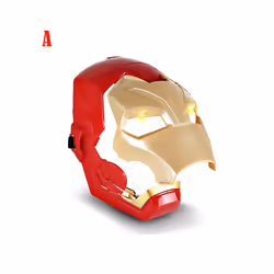Marvel Avengers 4 Iron Man Captain America Mask Light Sound Helmet Open Mask For Children Halloween