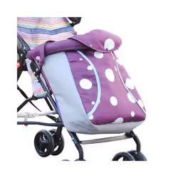 New Stroller Footmuff Winter Newborn Baby Stroller Keep Warm Baby Stroller - Purple Wave Point