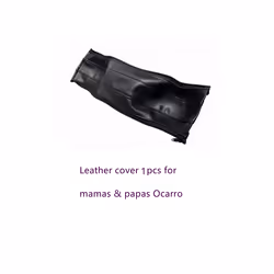 New Stroller Leather Covers For Mamas & Papas Ocarro Pram Handle Sleeve - baby BLACK
