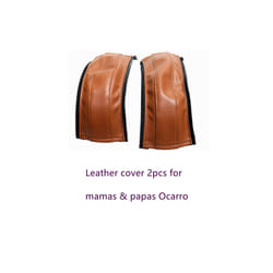 New Stroller Leather Covers For Mamas & Papas Ocarro Pram Handle Sleeve - mom 2pcs brown
