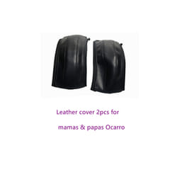 New Stroller Leather Covers For Mamas & Papas Ocarro Pram Handle Sleeve - mom 2pc black