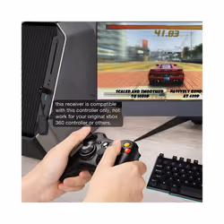 2.4G Wireless Gamepad For Xbox 360 Console Controller Receiver Controle For Microsoft Xbox 360 Game Joystick For PC win7/8/10 - Wireless Red