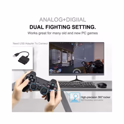 For SONY PS2 Wireless Controller Gamepad for Play Station 2 Joystick Console for PS2 for sony PS1 Transparent Color - Transparent Purple