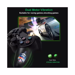 For SONY PS2 Wireless Controller Gamepad for Play Station 2 Joystick Console for PS2 for sony PS1 Transparent Color - Transparent Purple