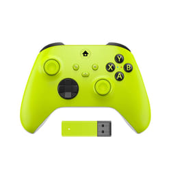 2.4G Wireless Games Handle With Receiver Wireless Gamepad Controller Anti-skid Replacement for XBOX SERIES X/S - Yellow