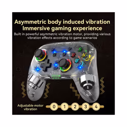 Wireless Controller for Nintendo Switch/Android Six Axis Turbo Function Programmable Keys Switch Gamepad Joystick - S10 Green