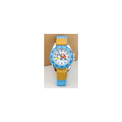Boys Girls Quartz Watch Kids Childrens Fabric Strap Student Wristwatch - Dial pattern 1
