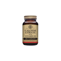 Solgar Calcium Citrate with Vitamin D3 - Healthy Bones & Teeth - High Potency Formula - 240 Tablets