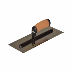 DeWALT 0.5mm FLEX Stainless Steel Curved Trowel, Leather Handle 12in EU 2-986