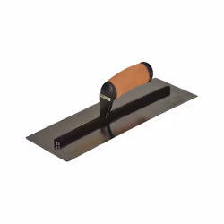 DeWALT 0.5mm FLEX Stainless Steel Curved Trowel, Leather Handle 14in EU 2-987