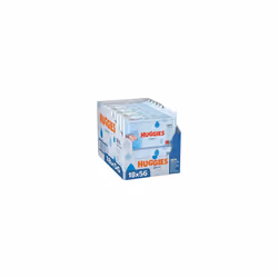 Huggies Pure Baby Wipes 18 Packs (1008 Wipes Total) 99 Percent Pure
