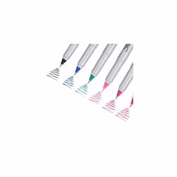 Permanent Markers | Ultra Fine Point for Precise Marks | Assorted Colours | 12 Marker Pens