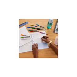 Permanent Markers | Ultra Fine Point for Precise Marks | Assorted Colours | 12 Marker Pens