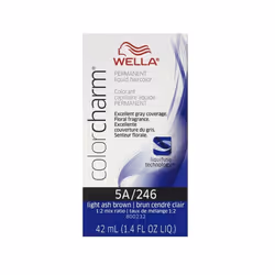 Wella Color Charm Permanent Liquid Color | Wella Permanent Hair Dye - 5A Light Ash Brown