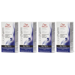 Wella Color Charm Permanent Liquid Color | Wella Permanent Hair Dye - 4Pk 8A Light Ash Blonde