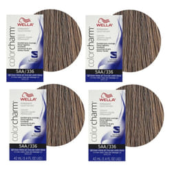 Wella Color Charm Permanent Liquid Color | Wella Permanent Hair Dye - 4Pk 5AA Light Brown Intense Ash
