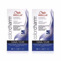 Wella Color Charm Permanent Liquid Color | Wella Permanent Hair Dye - 2Pk 12AA Nordic Blonde
