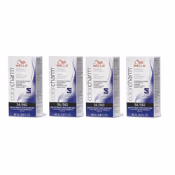 Wella Color Charm Permanent Liquid Color | Wella Permanent Hair Dye - 4Pk 9A Pale Ash Blonde