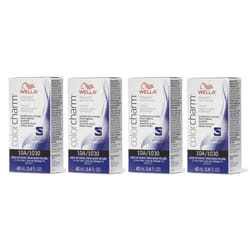 Wella Color Charm Permanent Liquid Color | Wella Permanent Hair Dye - 4Pk 10A Palest Ash Blonde
