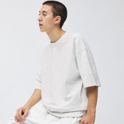 Gu By Uniqlo Sweatshirt  Short Sleeve - 09 BLACK/XXL
