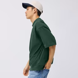 Gu By Uniqlo Sweatshirt  Short Sleeve - 09 BLACK/XXL
