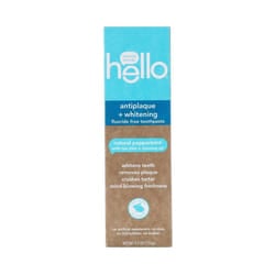 Hello, Antiplaque + Whitening Toothpaste, Peppermint, 133g