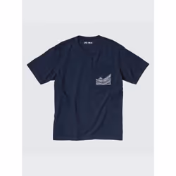 Uniqlo Japan Ukiyo E UT  Graphic T shirT  shorT slEEvE - 69 NAVY/M