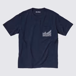 Uniqlo Japan Ukiyo E UT  Graphic T shirT  shorT slEEvE - 69 NAVY/M