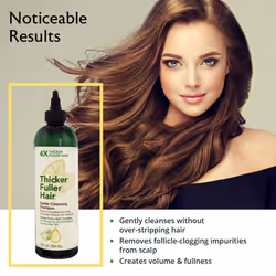 Thicker Fuller Hair Gentle Cleansing Shampoo Advanced Thickening Solution - 12oz