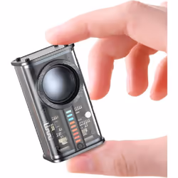 Portable Bluetooth Speaker with Lights, Transparent Wireless Mini Bluetooth Speaker with TWS, Perfect Small Speaker HD Sound ...