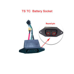 For Super Soco Ts Tc Original Motorcycle Accessories Body Charging Plug - TS TC Socket Round