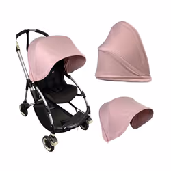 Baby Stroller Sun Shade Awning Canopy For Bugaboo Bee6 Bee5 Bee3 UV Proof - Black