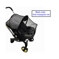 Original Wheels For Donna /Doona Replace Mosquito Net Rain Cover Bag Leather - mosquito net black
