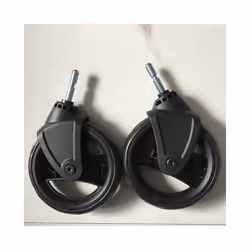 Original Wheels For Donna /Doona Replace Mosquito Net Rain Cover Bag Leather - front 1 pair
