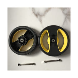 Original Wheels For Donna /Doona Replace Mosquito Net Rain Cover Bag Leather - back 1 pair