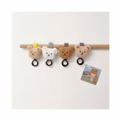 Baby Stroller Hook Plush Bear Mommy Bags Hanger Holder Wheelchair Stroller - B-2