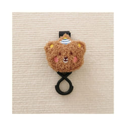 Baby Stroller Hook Plush Bear Mommy Bags Hanger Holder Wheelchair Stroller - bear-A6