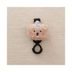 Baby Stroller Hook Plush Bear Mommy Bags Hanger Holder Wheelchair Stroller - bear-A7