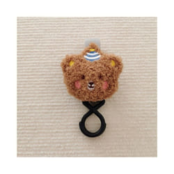 Baby Stroller Hook Plush Bear Mommy Bags Hanger Holder Wheelchair Stroller - bear-A8