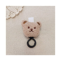 Baby Stroller Hook Plush Bear Mommy Bags Hanger Holder Wheelchair Stroller - bear-A13