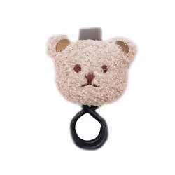 Baby Stroller Hook Plush Bear Mommy Bags Hanger Holder Wheelchair Stroller - bear-A2