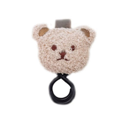 Baby Stroller Hook Plush Bear Mommy Bags Hanger Holder Wheelchair Stroller - bear-A2