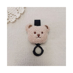 Baby Stroller Hook Plush Bear Mommy Bags Hanger Holder Wheelchair Stroller - bear-A11